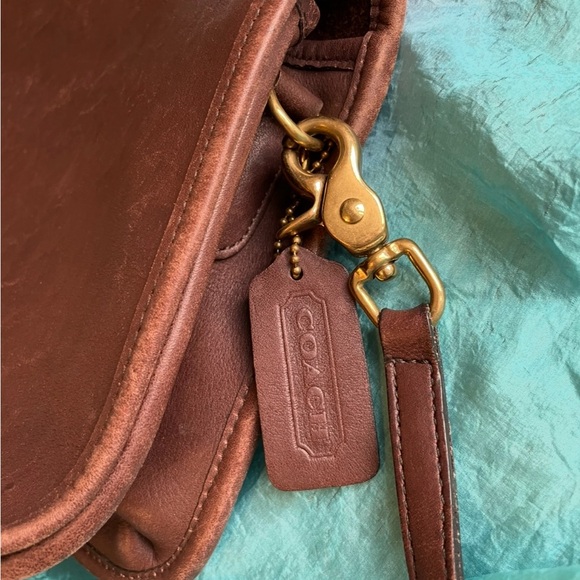 Coach Brown Leather Saddlebag Crossbody Purse -Minimal classic warm - Picture 5 of 9